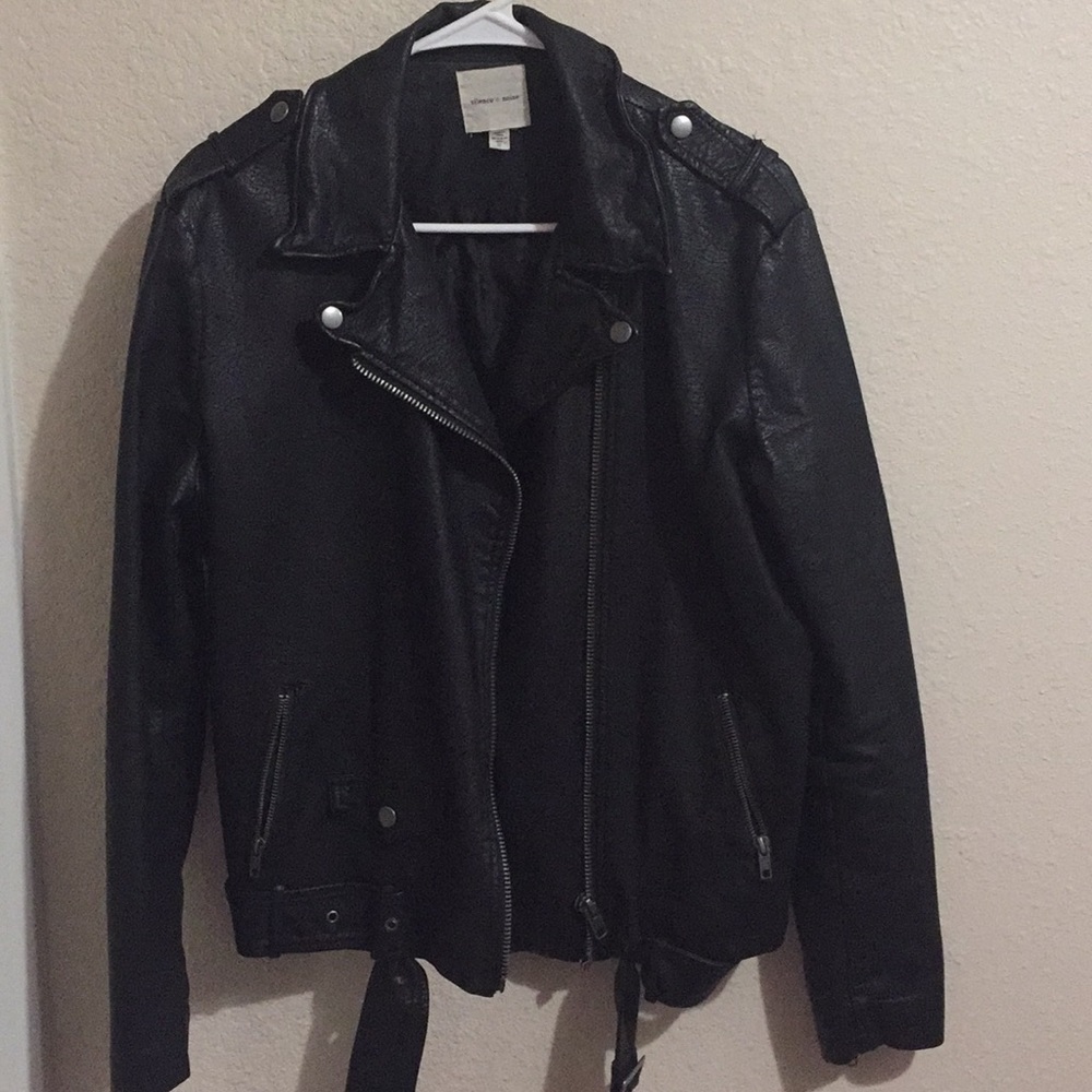 Faux Leather Jacket